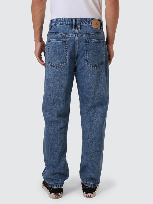Slacker Relaxed Denim Jean - Stoned Blues