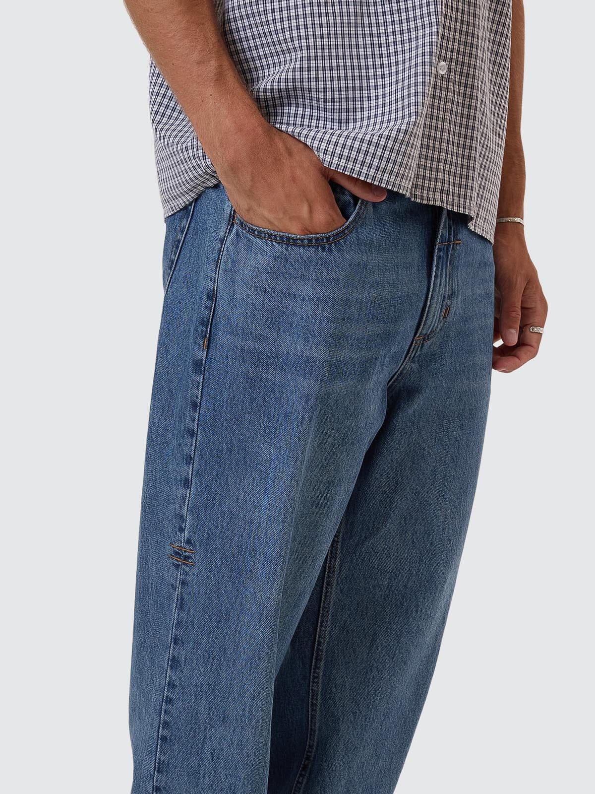 Big Slacker Baggy Denim Jean - Stoned Blues