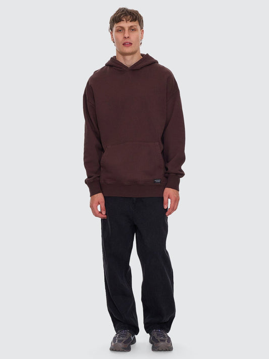 Lighten Up Big Slacker Baggy Cropped Denim Jean - Aged Black