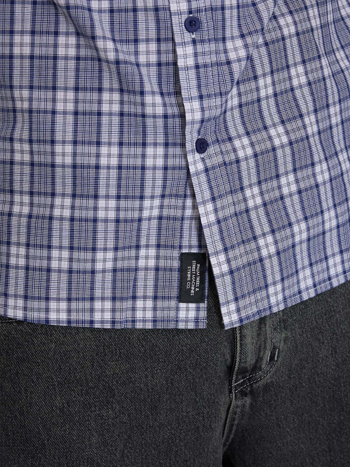 Trust In Us Short Sleeve Shirt - Twilight Blue