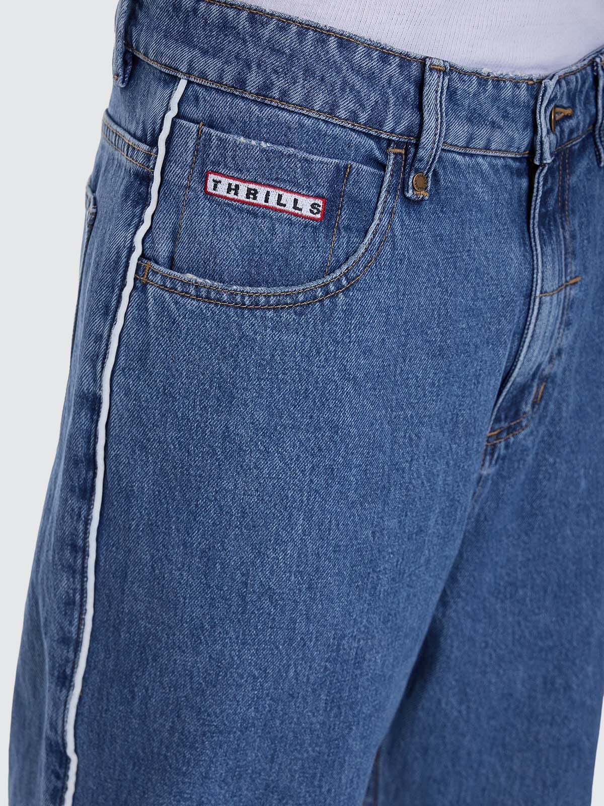 Victory League Big Slacker Baggy Denim Jean - Eternal Mid Blue