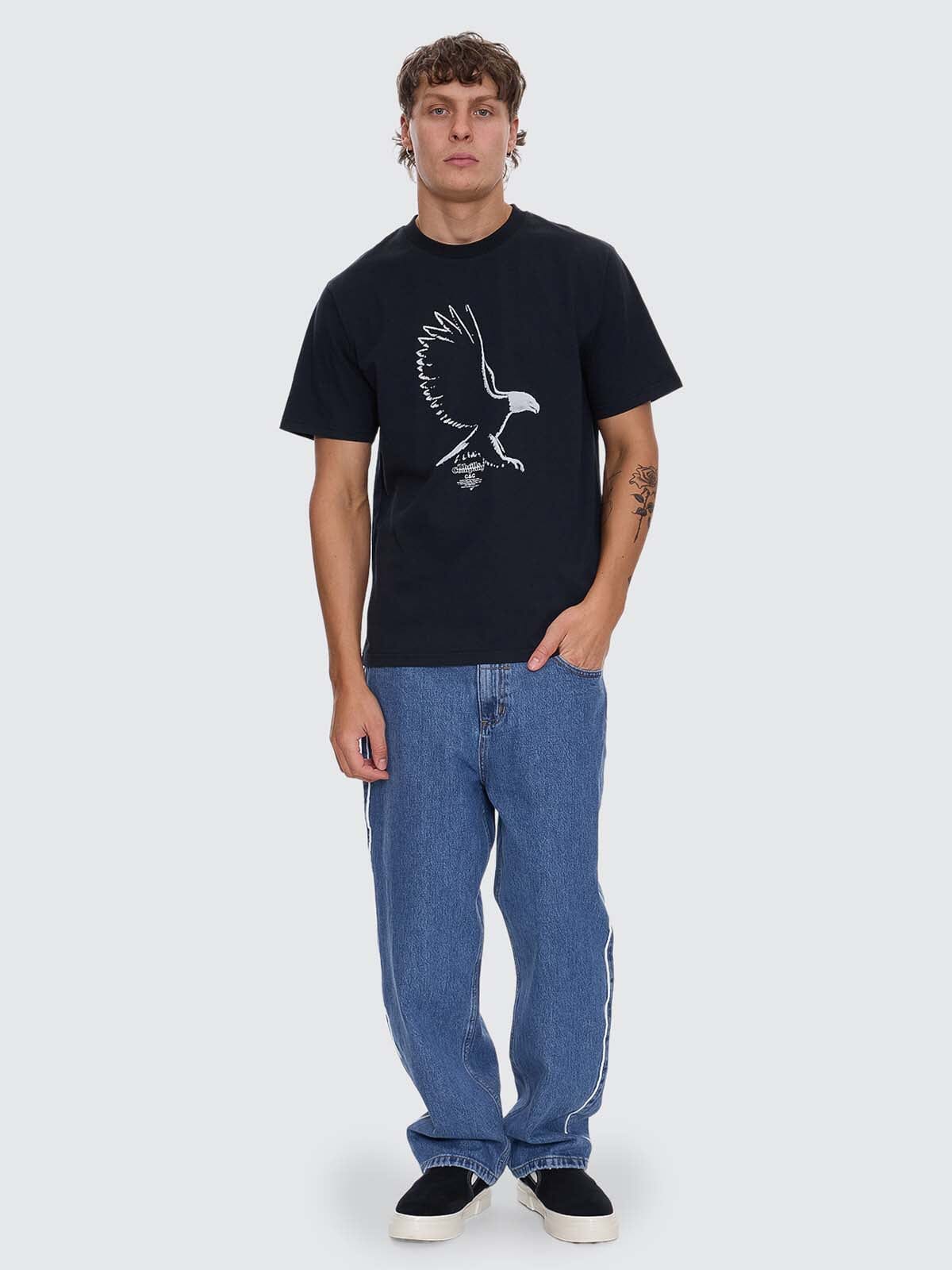 Victory League Big Slacker Baggy Denim Jean - Eternal Mid Blue