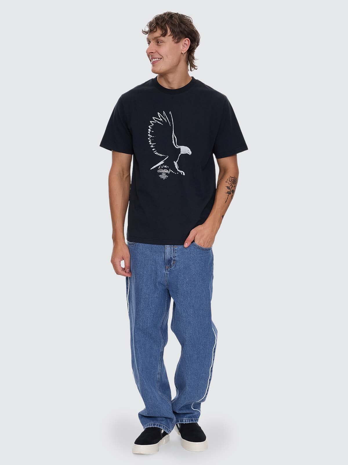 Victory League Big Slacker Baggy Denim Jean - Eternal Mid Blue