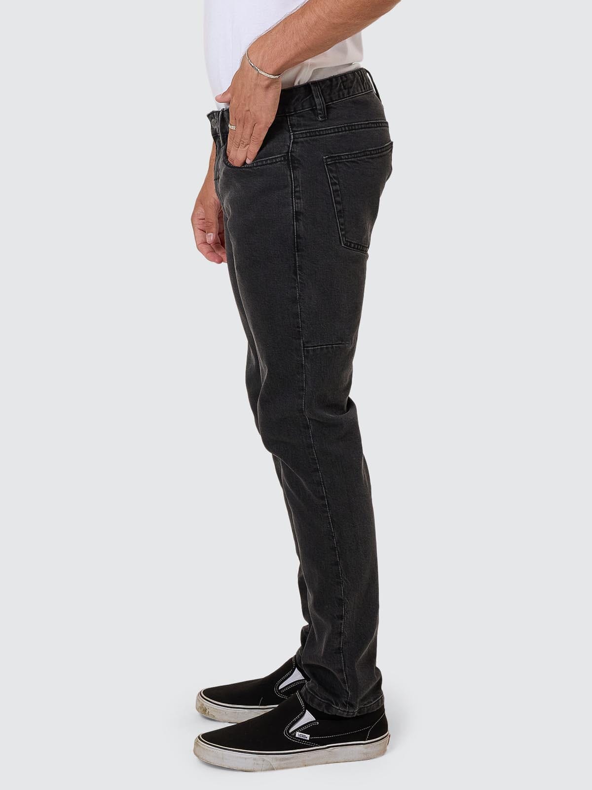 Bones Slim Denim Jean - Ash Black