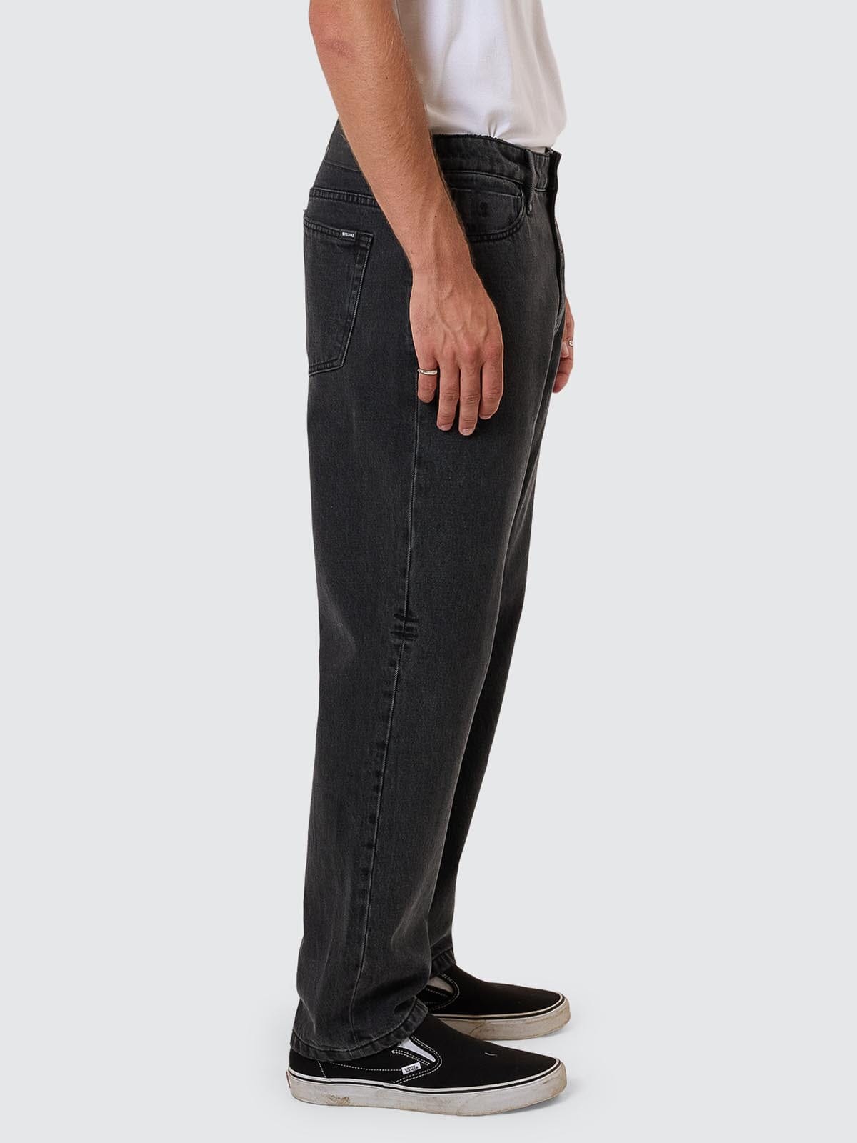 Slacker Relaxed Denim Jean - Ash Black