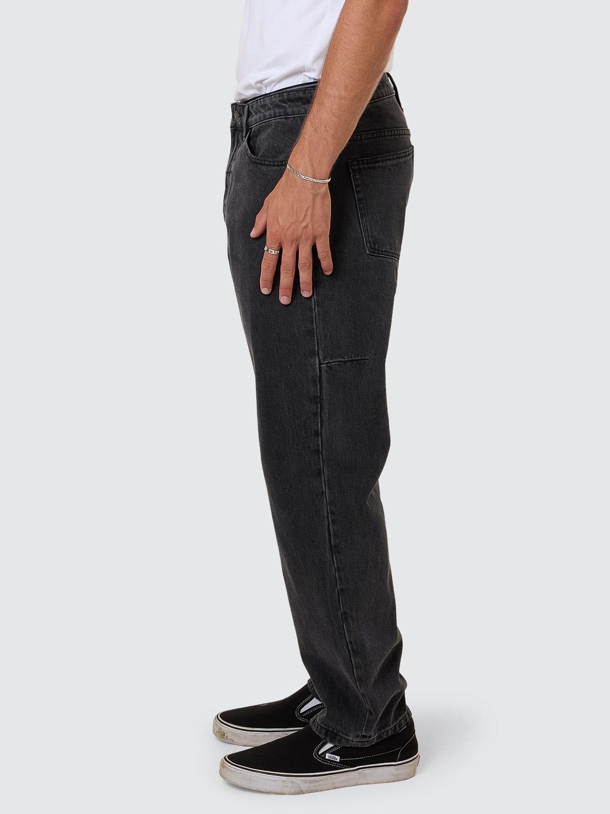 Slacker Relaxed Denim Jean - Ash Black