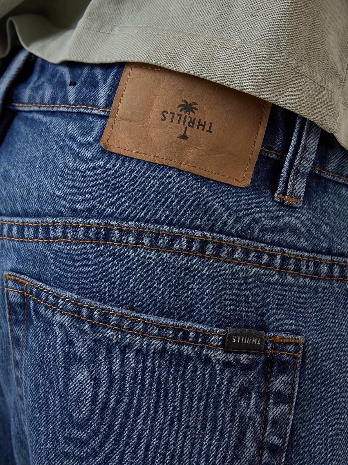 Slacker Relaxed Denim Jean - Stoned Blues