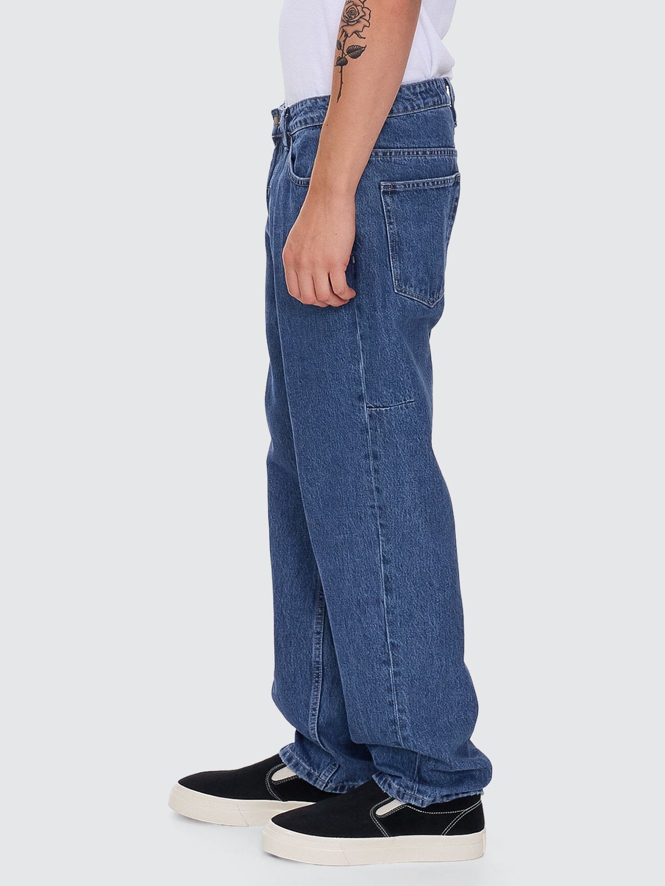 Slacker Relaxed Denim Jean - Vintage Rinse Blue