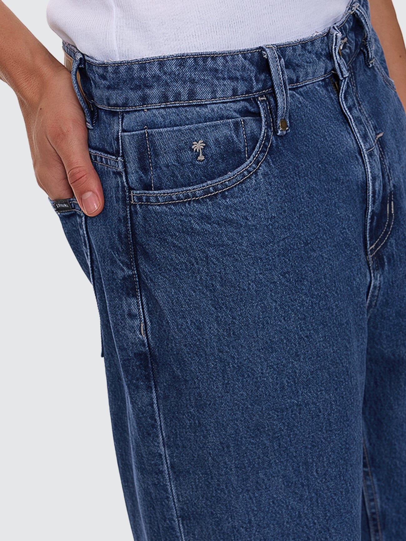 Slacker Relaxed Denim Jean - Vintage Rinse Blue
