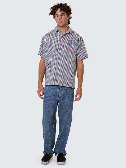 Big Slacker Baggy Denim Jean - Stoned Blues