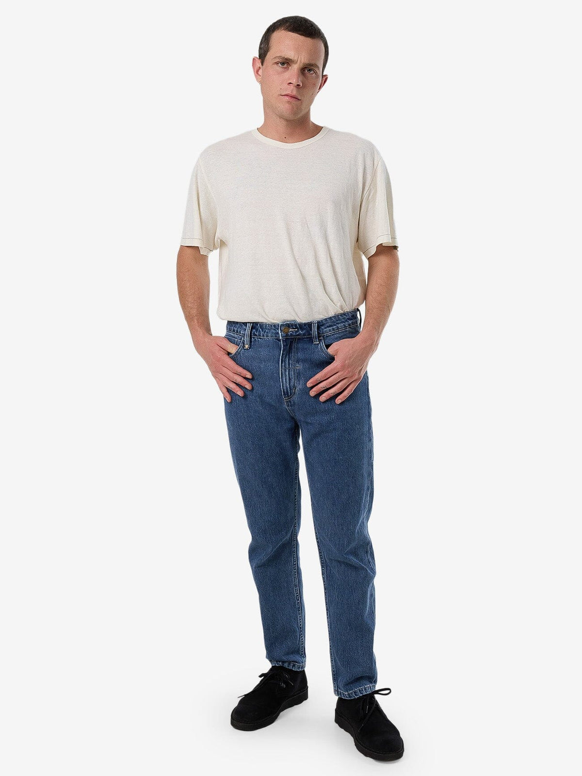 Unchopped Denim Jean - Vintage Rinse Blue