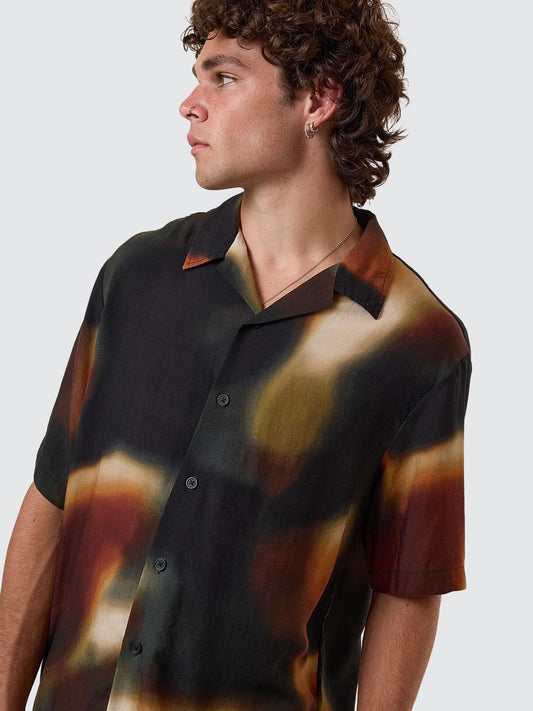 Metamorphic Daze Bowling Shirt - Black