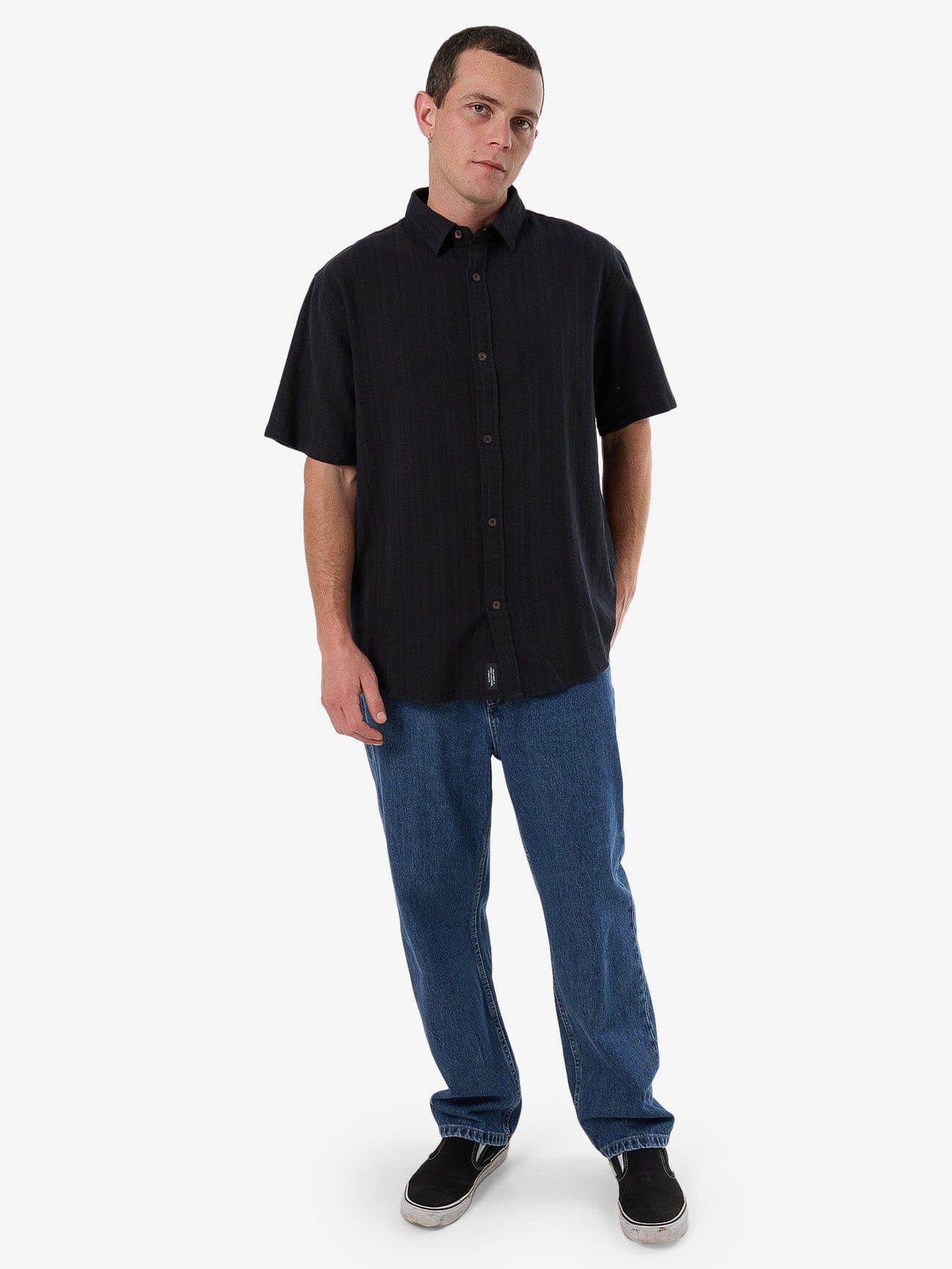 Unhinged 2.0 Short Sleeve Shirt - Washed Black