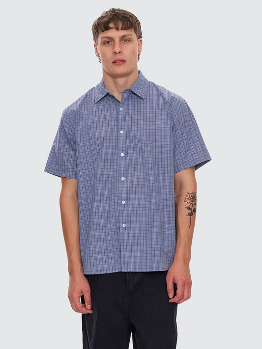 Ambient Connections Short Sleeve Shirt - Rustic Blue