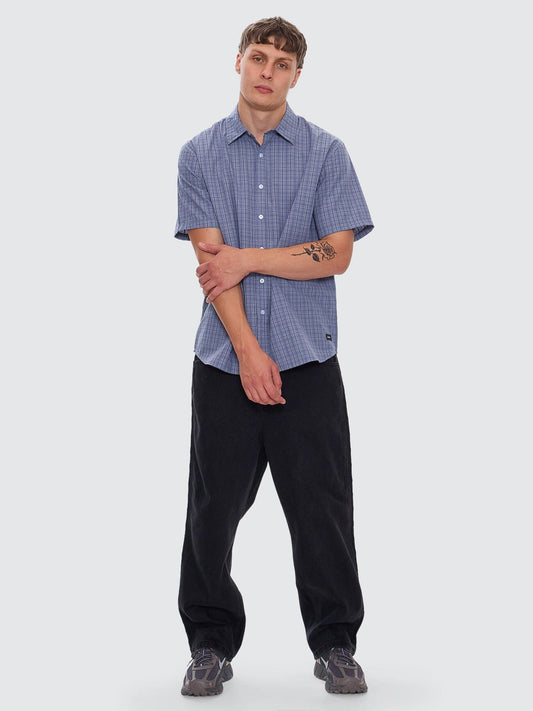 Ambient Connections Short Sleeve Shirt - Rustic Blue